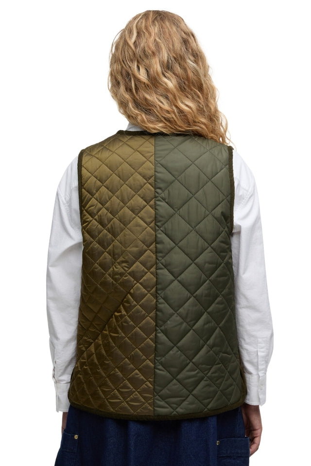 Heslerton Gilet - Golden Olive/Olive/Ancient Tartan