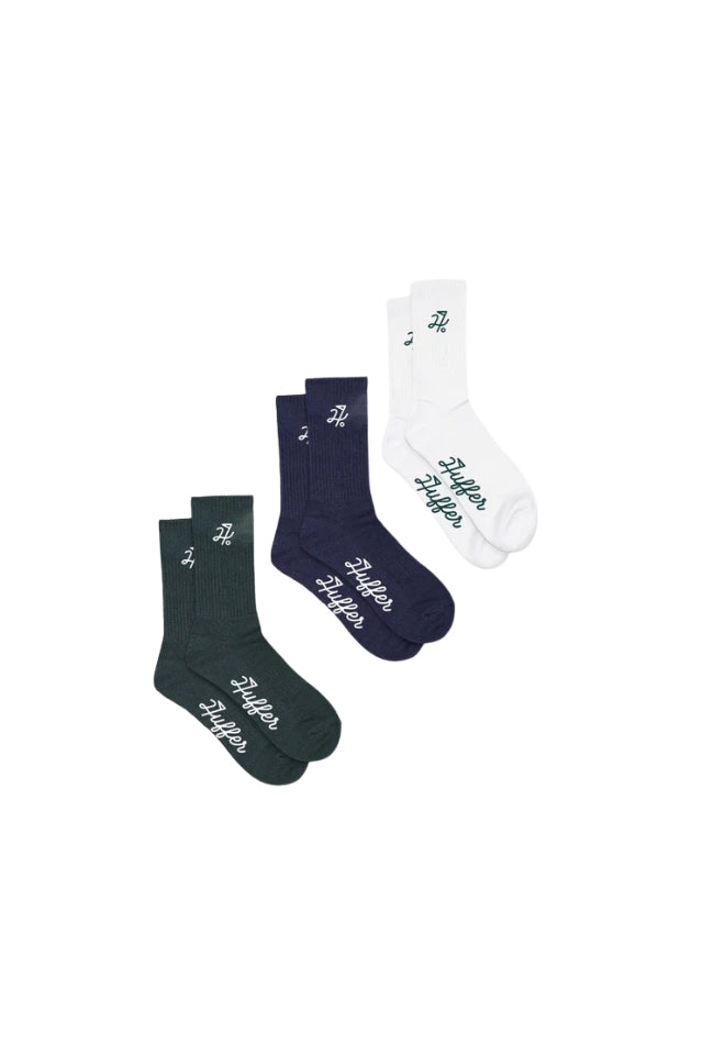 Hfr Rib Sock 3 Pack/Par 97 - Multi