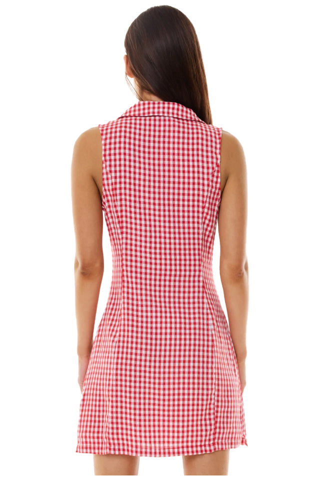 Huffer WDR33S2302 Parade Mini Dress RedWhite 