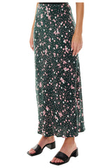 Huffer WSK33S5202 Venice Floral Lila Midi Skirt 