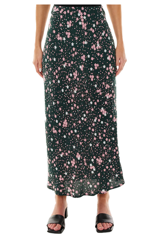 Huffer WSK33S5202 Venice Floral Lila Midi Skirt 