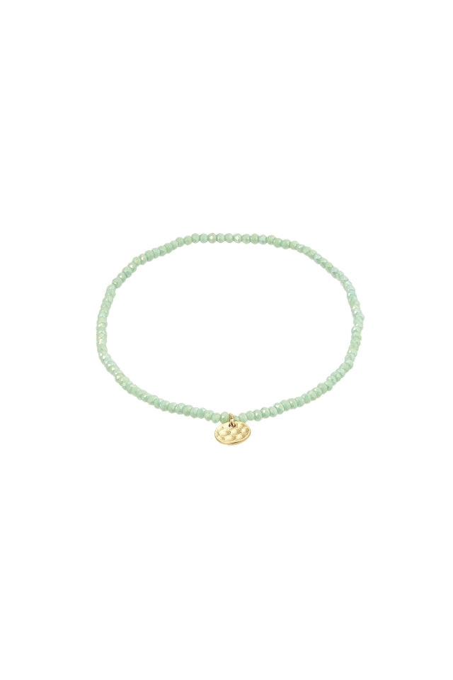Indie Bracelet - Gold Plated/Green