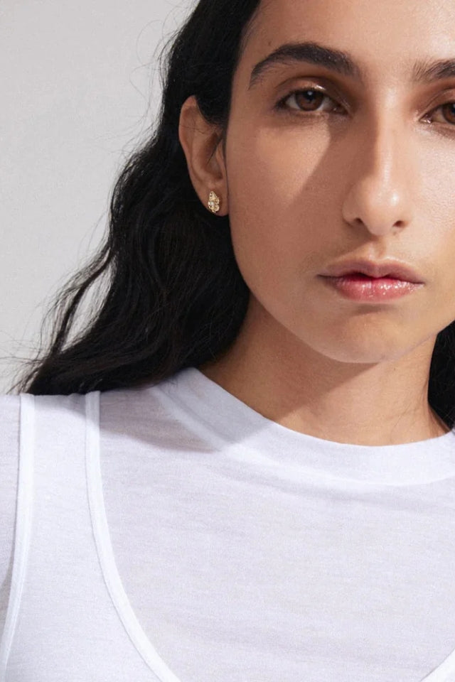 Inaya Recycled Earrings - Gold Plated