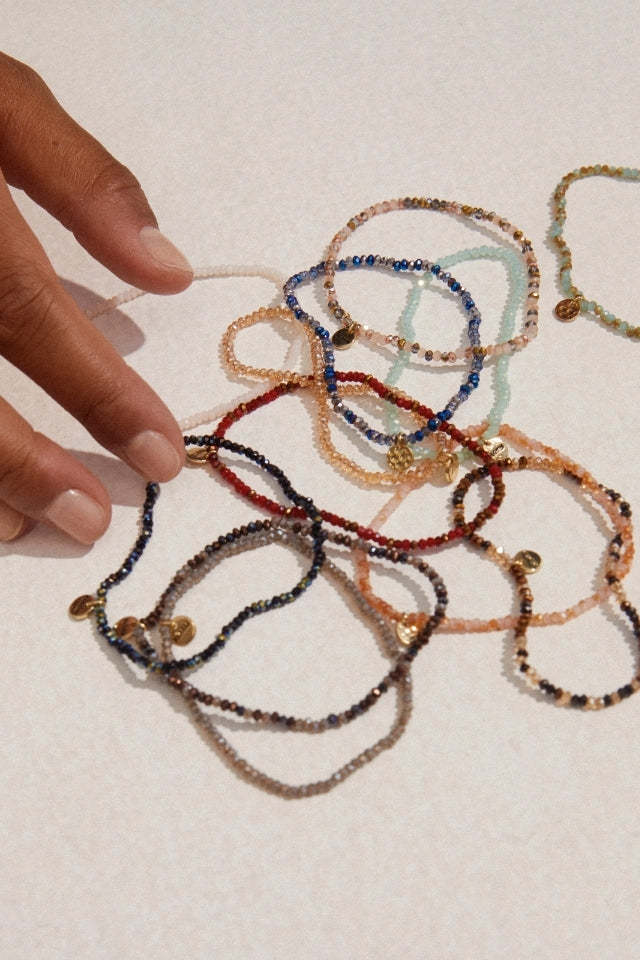 Indie Bracelet - Gold Plated/Green