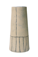 Iris Slab Vase - Vertical Stripe