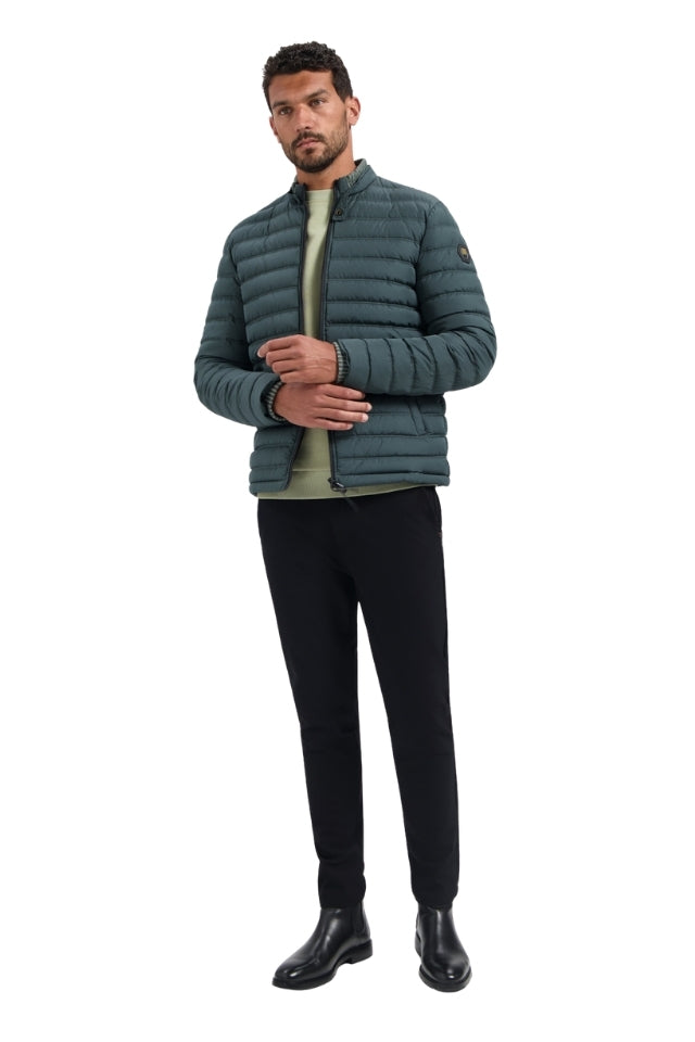 Jacket Short Fit Padded - Dark Steel