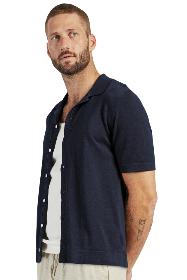 Jackson Knit Polo - Navy