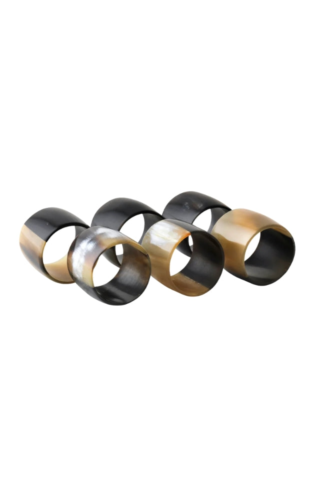 Jay Horn Napkin Ring - Set of 6