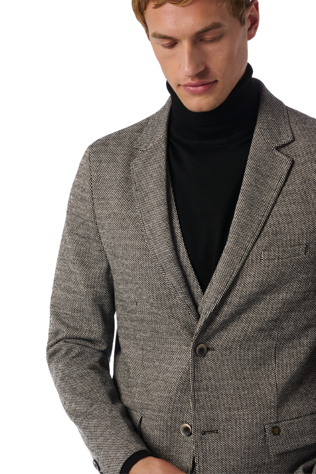 Jersey Melange Blazer