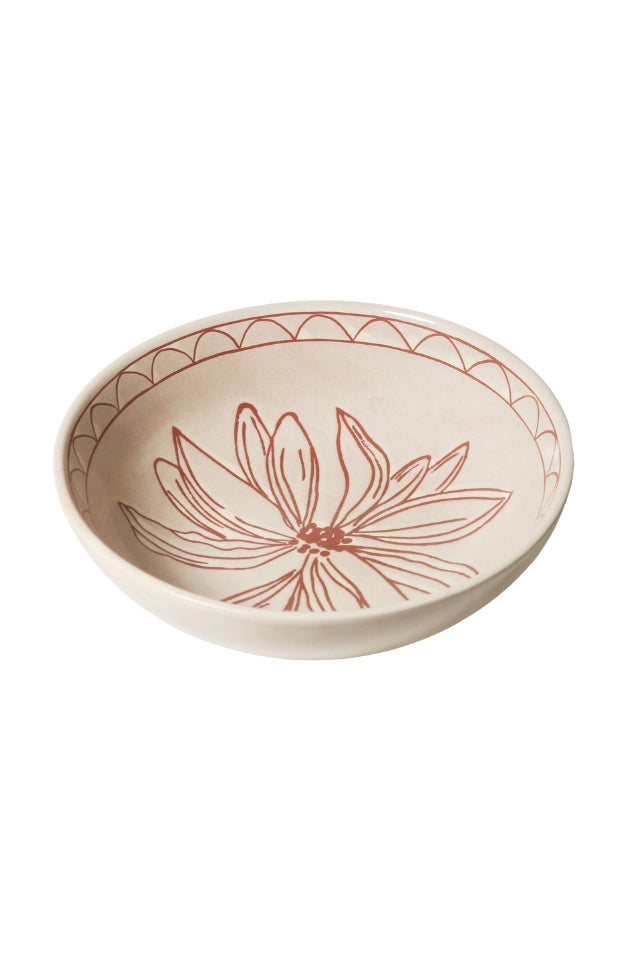 June's Daisy Bowl - Taupe