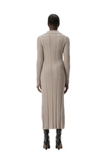 K31720 Elka Collective Leight Knit Dress Taupe 