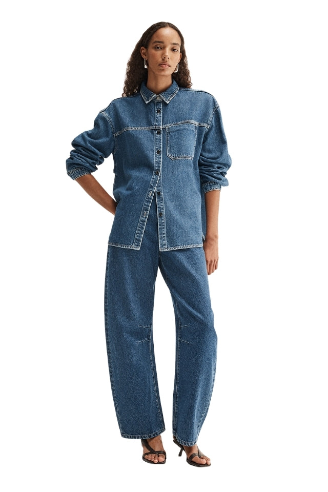 Kennedy Denim Shirt - Dark Indigo