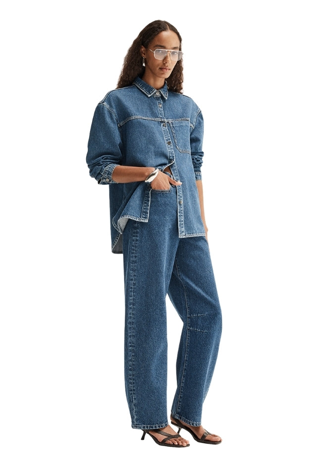 Kennedy Denim Shirt - Dark Indigo