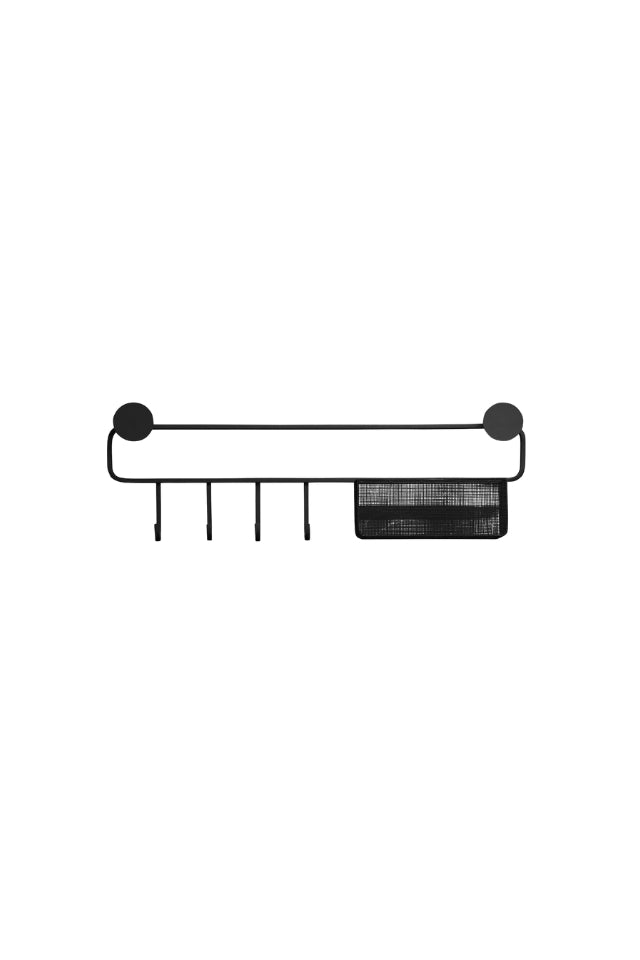 Studio Key Hanging Shelf W/ Hooks