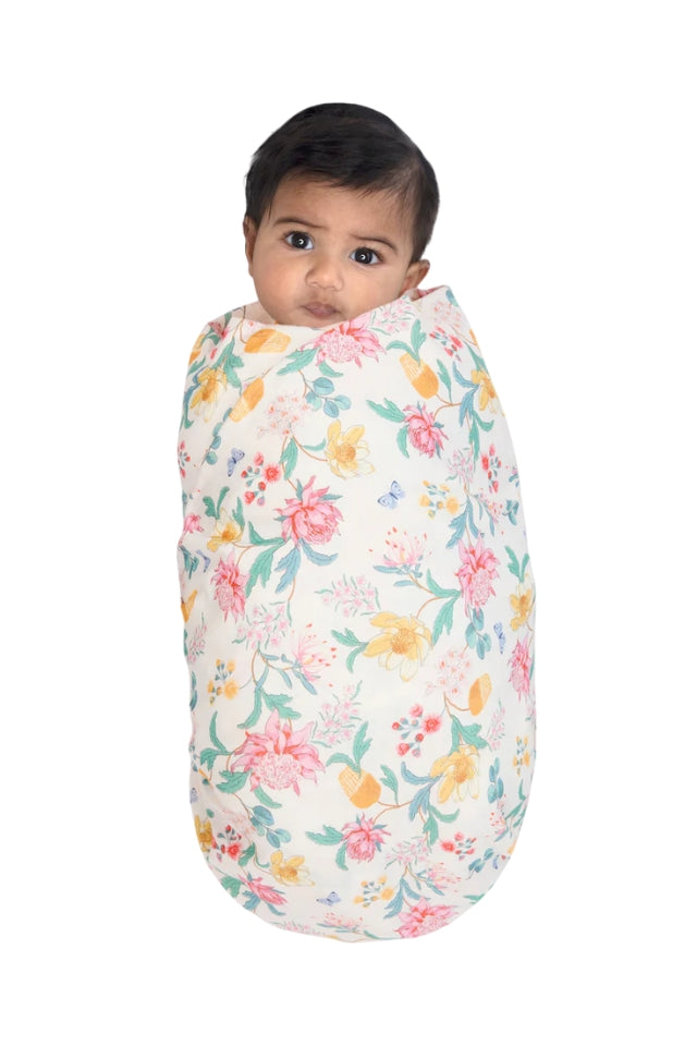 Down Under Knit Wrap - Waratah Dawn