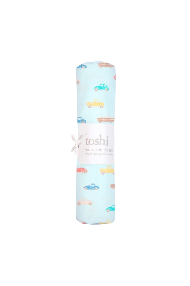 Down Under Knit Wrap - Fast Lane Sky
