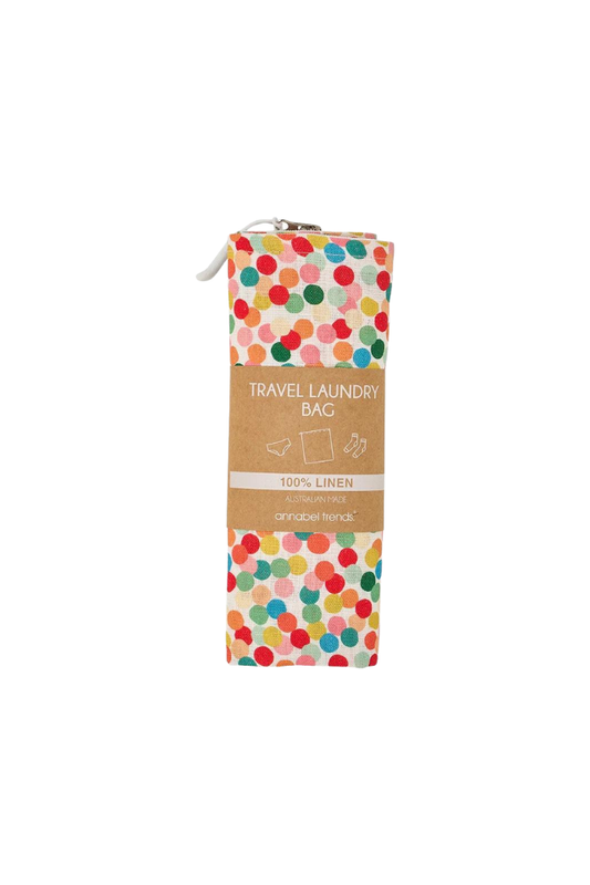 Linen Laundry Bag - Confetti