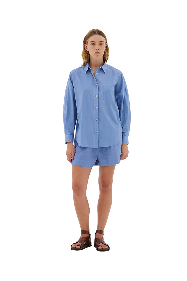 LMCS006 LMND Chiara Classic Shirt Powder Blue