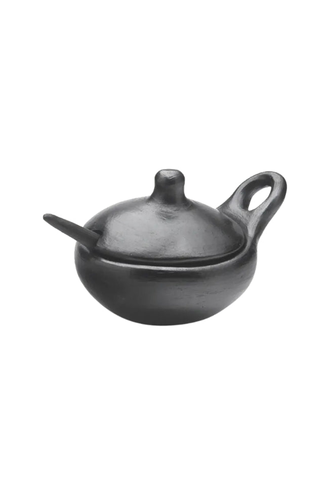 La Chamba Sauceboat W/ Lid And Spoon