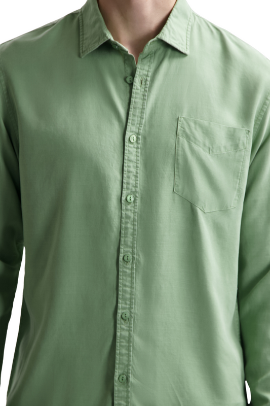 Lamont Shirt - Loden Frost