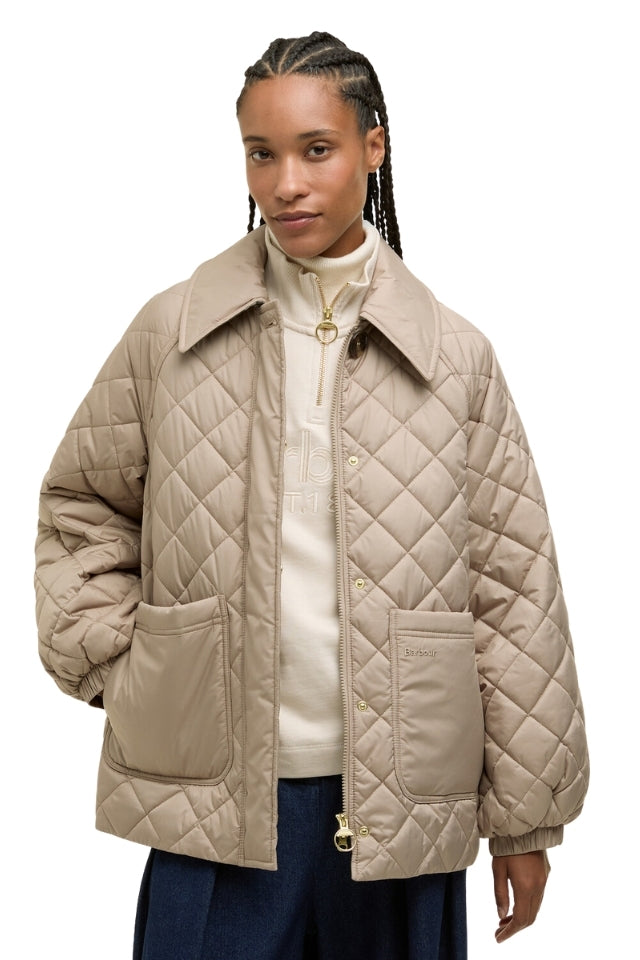 Laoise Quilted Jacket - Honey/Ancient Poplar