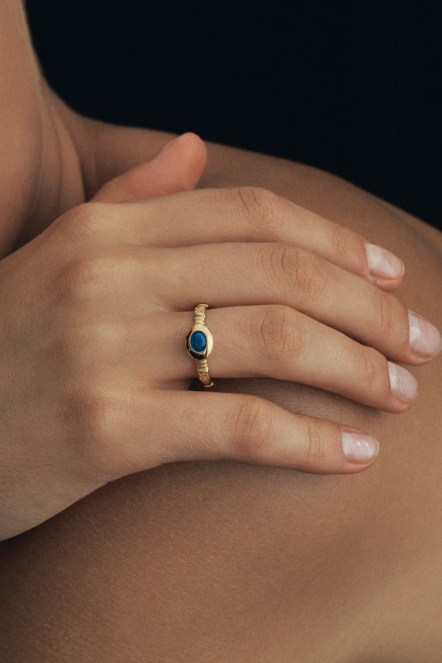 Lazuli Ring - Gold Vermeil