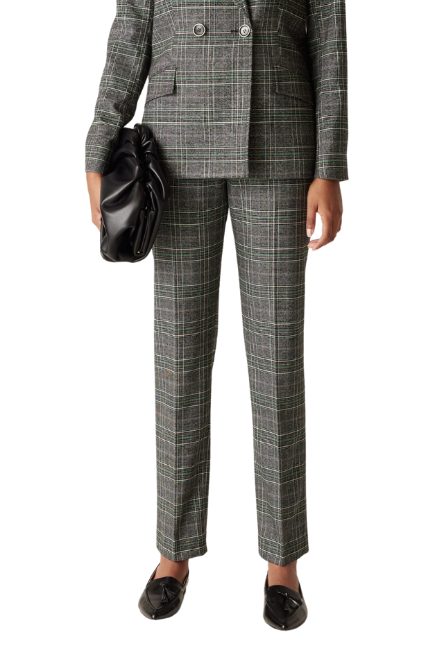 Lennon Check Pant - Green Check