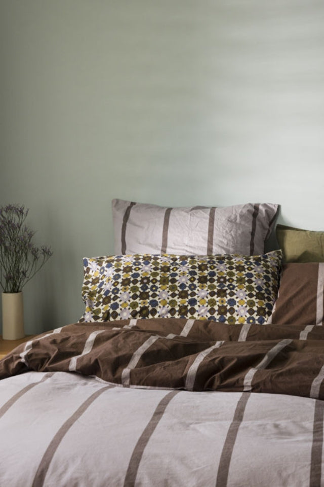 Lisbon Pillowcase Pair - Pansy/Multi