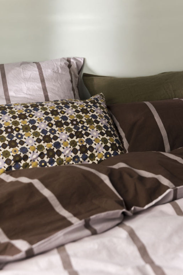 Lisbon Pillowcase Pair - Pansy/Multi