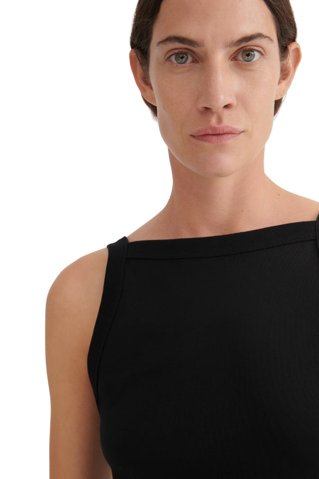 Low Back Dress - Black