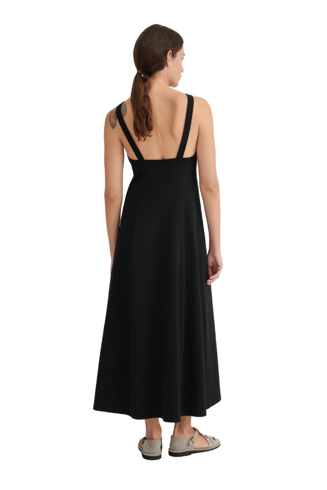Low Back Dress - Black