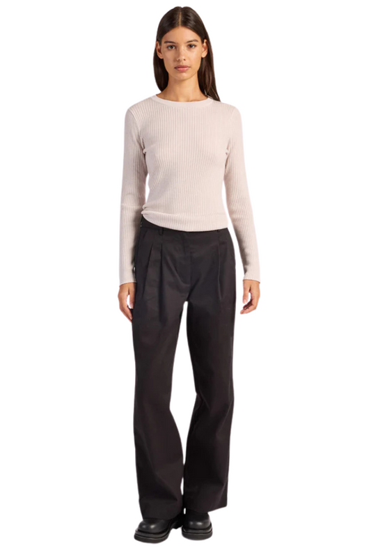 Isle Merino Crew - Light Silver