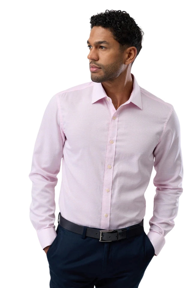 Luxe Woven Shirt - Pink