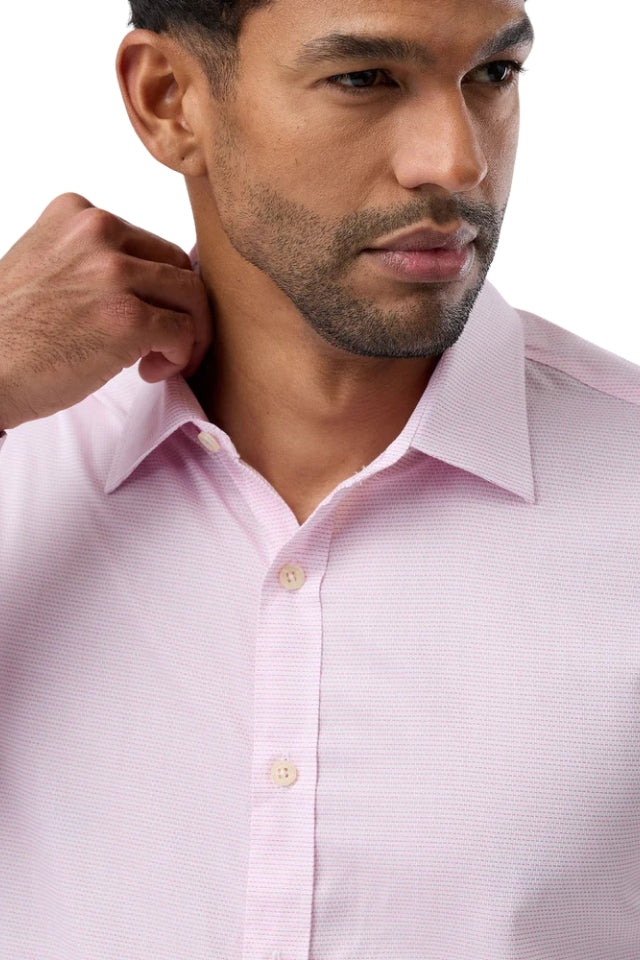 Luxe Woven Shirt - Pink