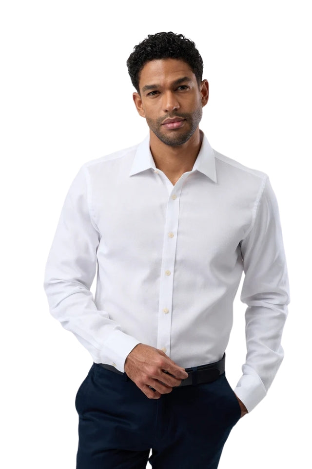Luxe Woven Shirt - White