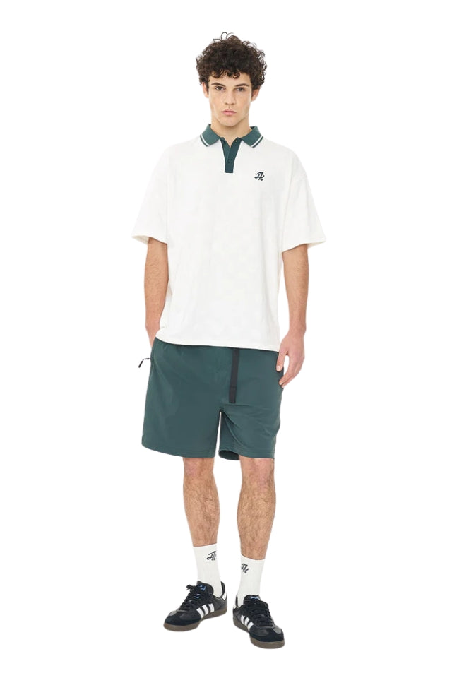 Check Ss Polo - Chalk