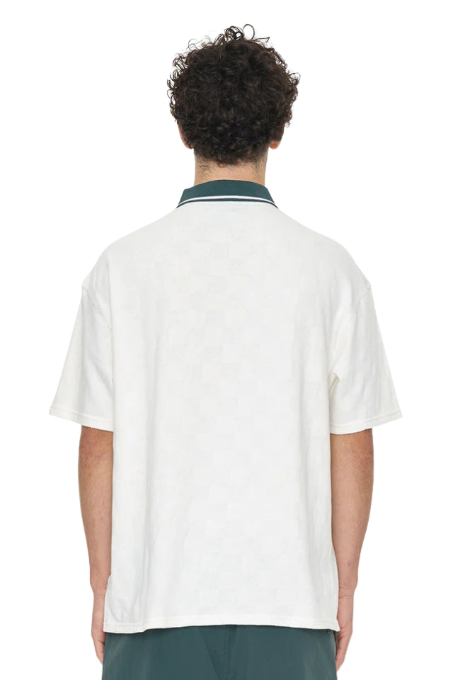 Check Ss Polo - Chalk