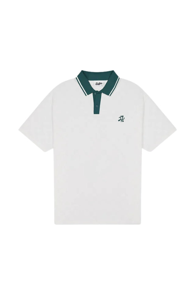 Check Ss Polo - Chalk