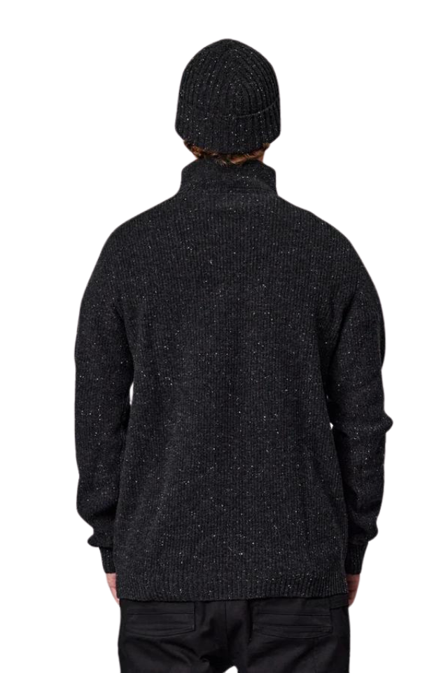Merino seagoing zip knit