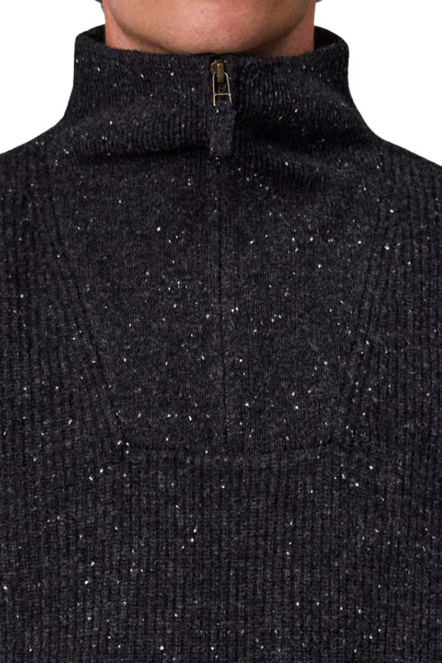 Merino seagoing zip knit