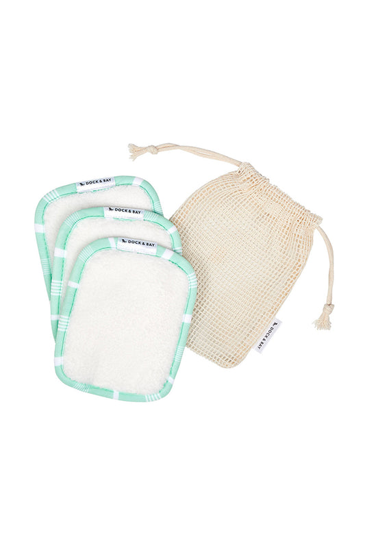 Home Reusable Makeup Wipes - Eucalyptus Green