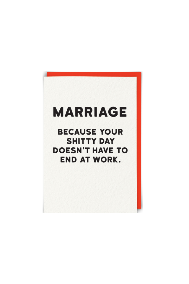 Marriage - Humor Card