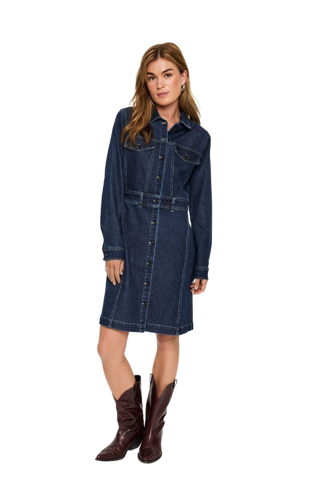 MaudeSZ Dress – Medium Blue Denim