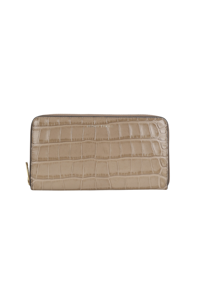 Maxi Wallet - Oat Croc
