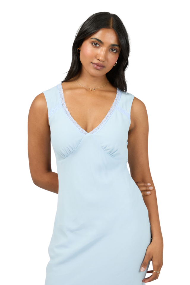 Maybelle Maxi Dress - Sky Blue