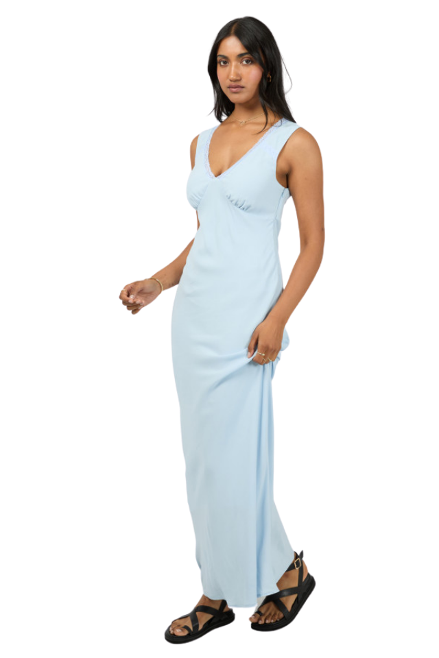 Maybelle Maxi Dress - Sky Blue