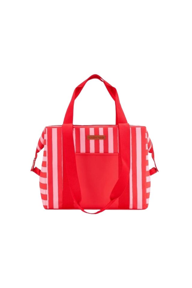 Picnic Cooler Box Bag - Red Stripe