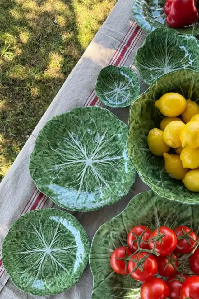Cabbage Melamine Round Platter 40cm