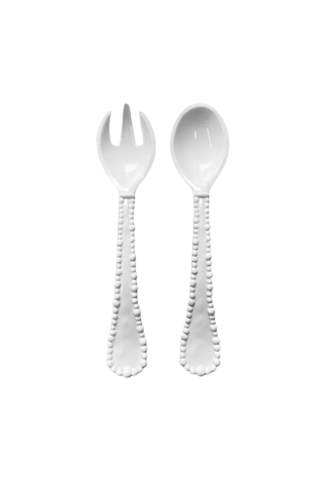 Pearl Melamine Salad Servers