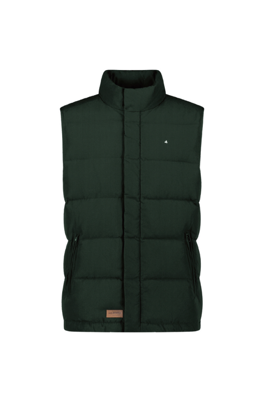 Mens Classic Down Vest - Hrgbone Forest